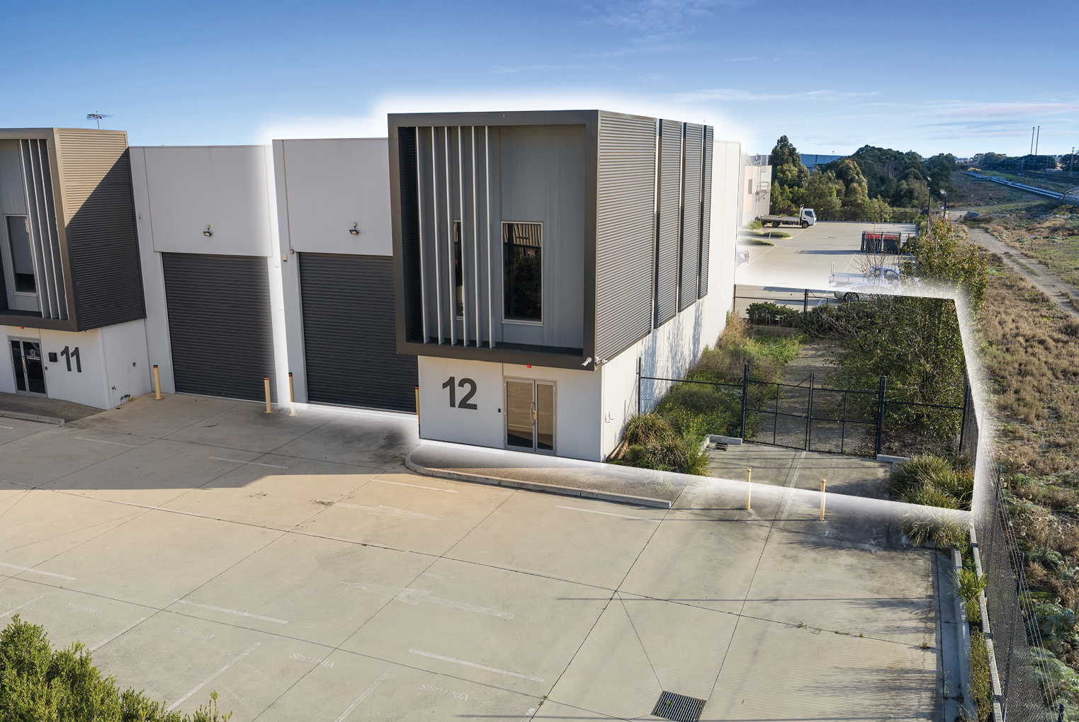 Your Next HQ: Modern Office/Warehouse with Adjoining Land
