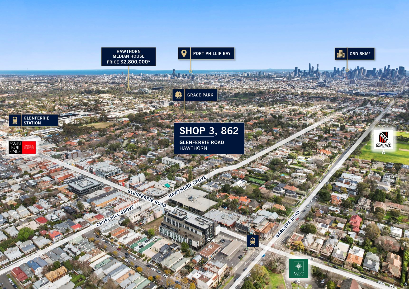 Commercial Shop 3, 862 Glenferrie Road HAWTHORN VIC 3122 Gross
