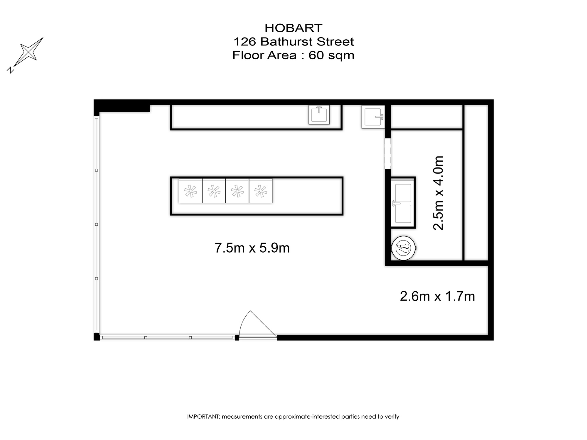 Ground Floor Unit 3 /126 Bathurst Street, Hobart, TAS, 7000 - Image 15