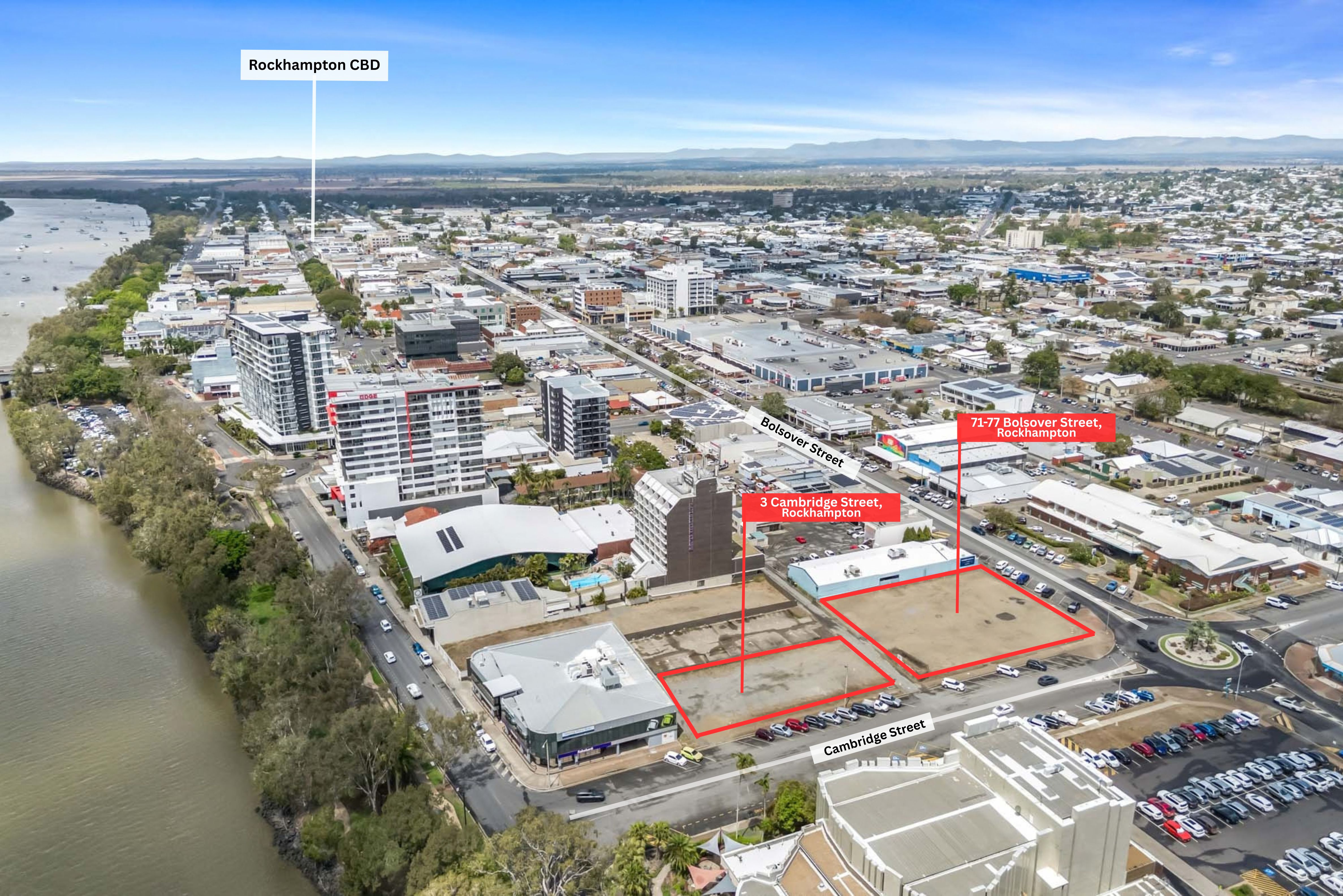 71-77 Bolsover Street & 3 Cambridge St, Rockhampton City, QLD, 4700