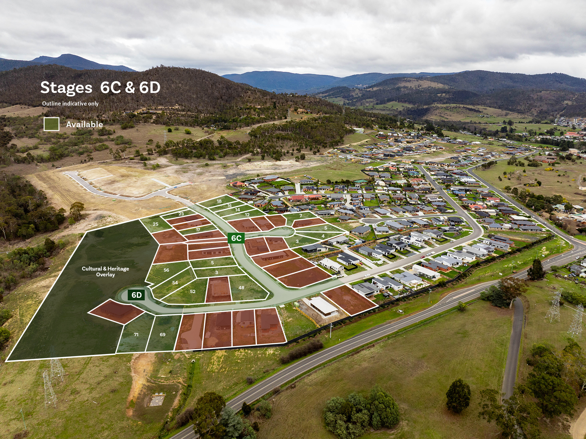 Offering 1: Stage 6C/Lot 1 Glebe Road, New Norfolk, TAS, 7140 - Image 1